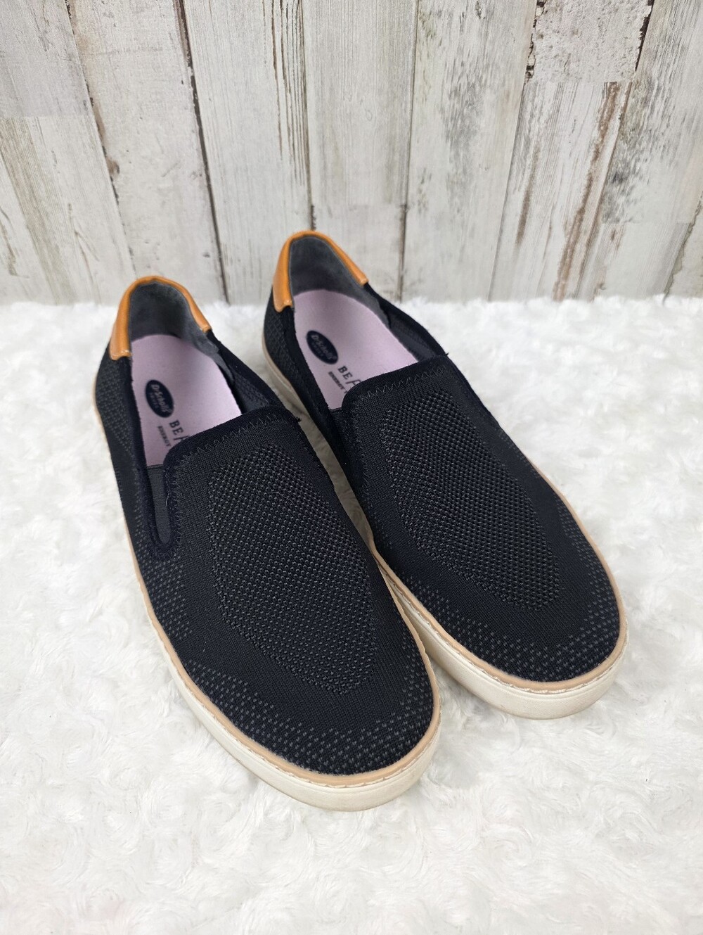 Dr. Scholl's Madi Knit Black Sneakers Size 8.5